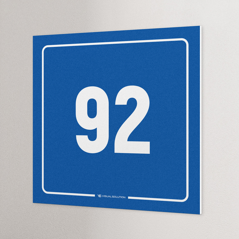 tabliczka informacyjna: numer 92