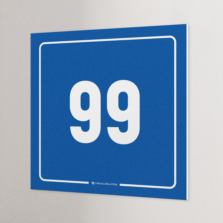 tabliczka informacyjna: numer 99