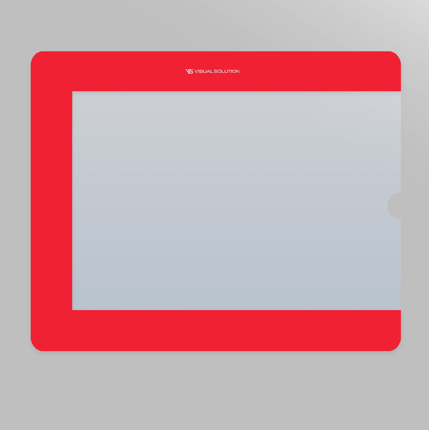 Okienko Podłogowe Otwarte Czerwone