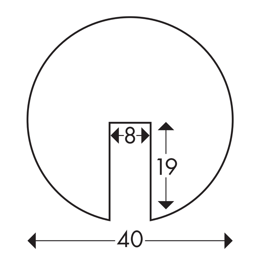 Profil ochronny do krawędzi typ B