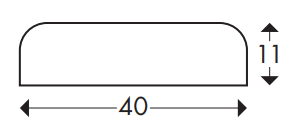 Profil ochronny do powierzchni typ F CLASSIC