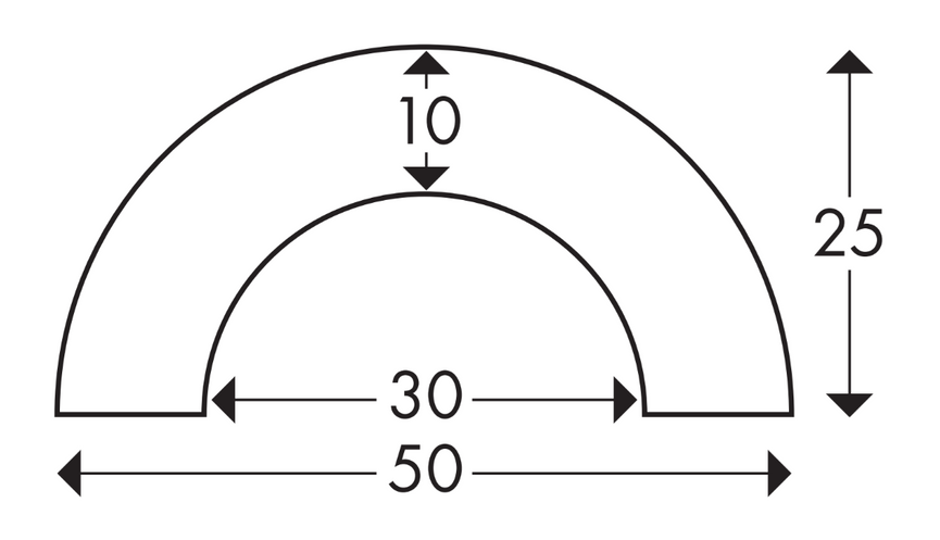 Profil ochronny do rur typ R30