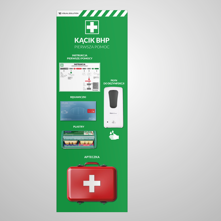 Kącik BHP MAX 500 x 1800 mm