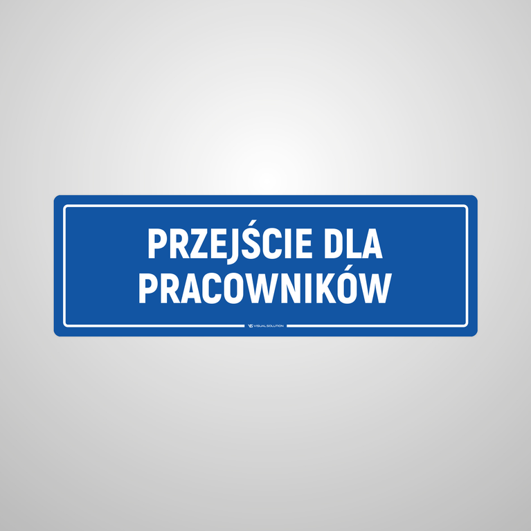 Naklejka na Drzwi: Przejście dla Pracowników – 5szt