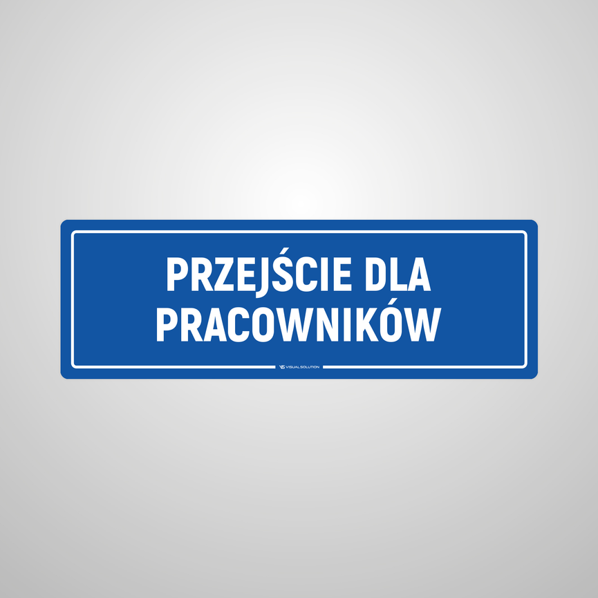 Naklejka na Drzwi: Przejście dla Pracowników – 5szt