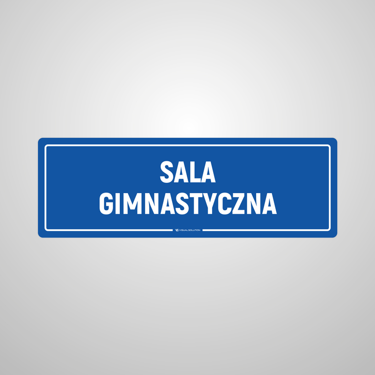 Naklejka na Drzwi: Sala Gimnastyczna