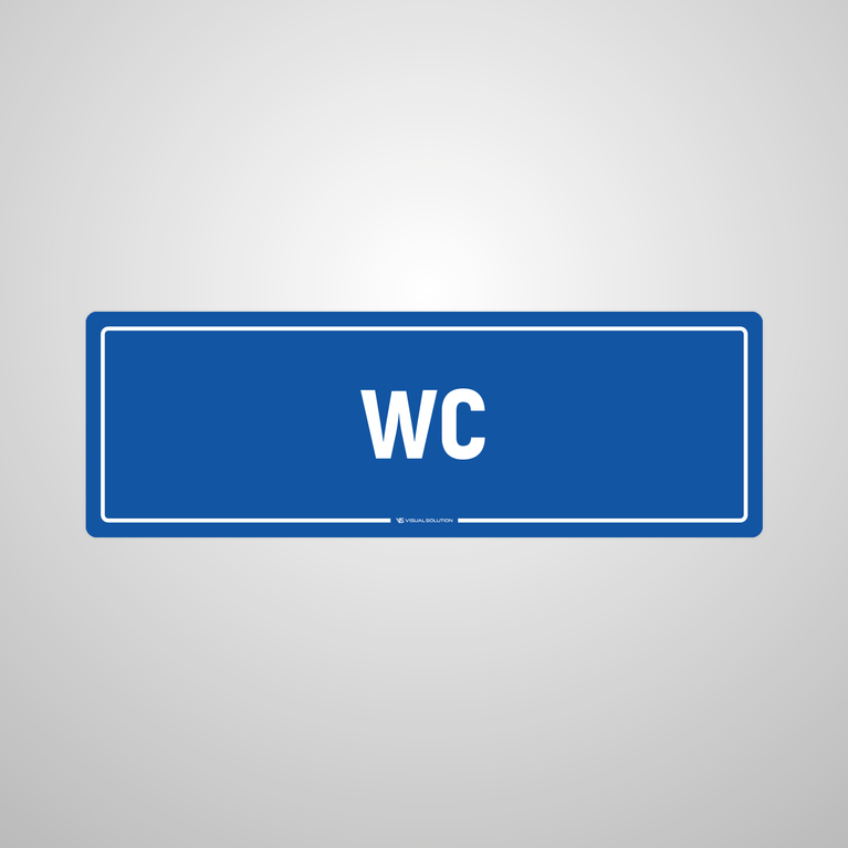 Naklejka na Drzwi: WC