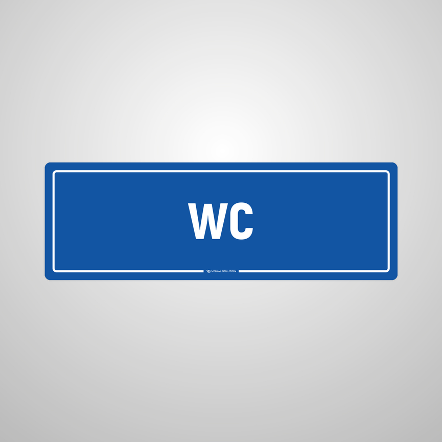 Naklejka na Drzwi: WC