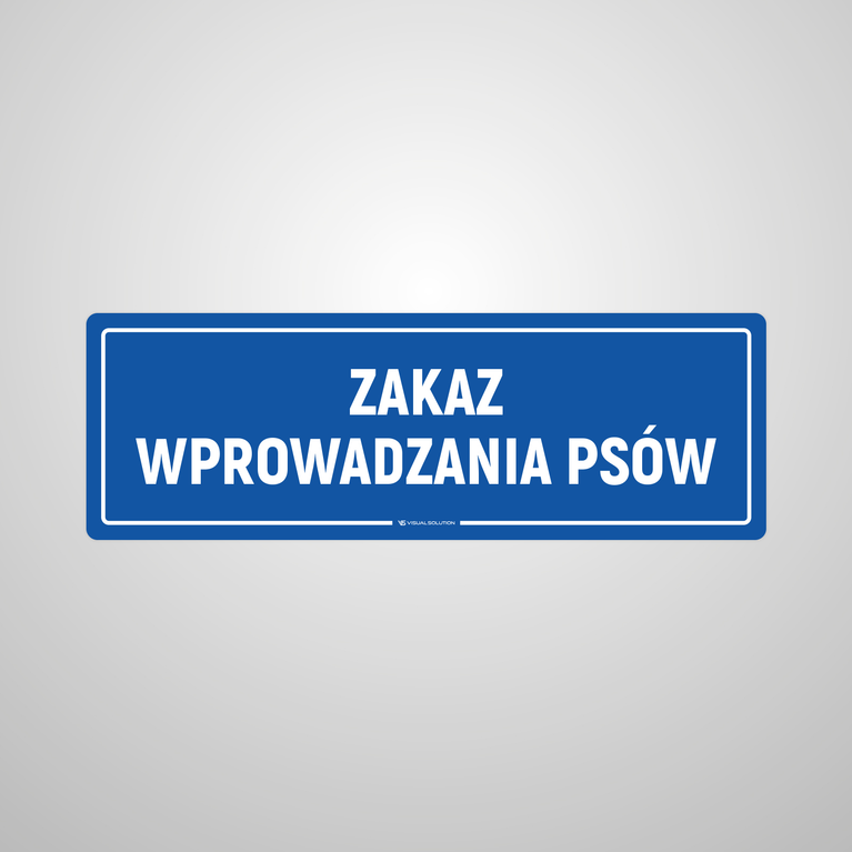 Naklejka na Drzwi: Zakaz Wprowadzania Psów