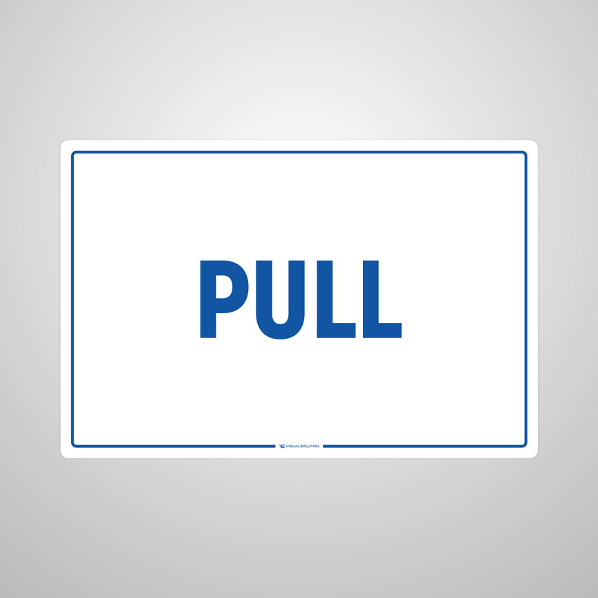 Naklejka na Drzwi: Pull – 10szt