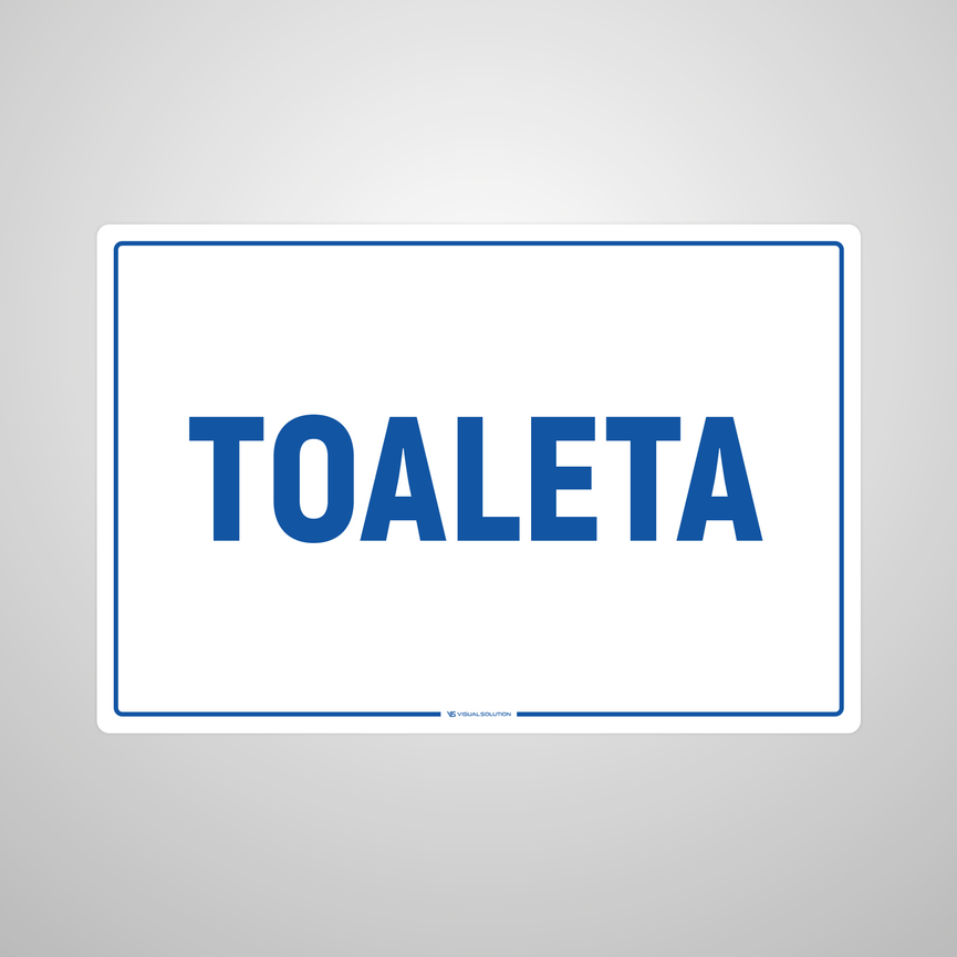 Tabliczka informacyjna: Toaleta