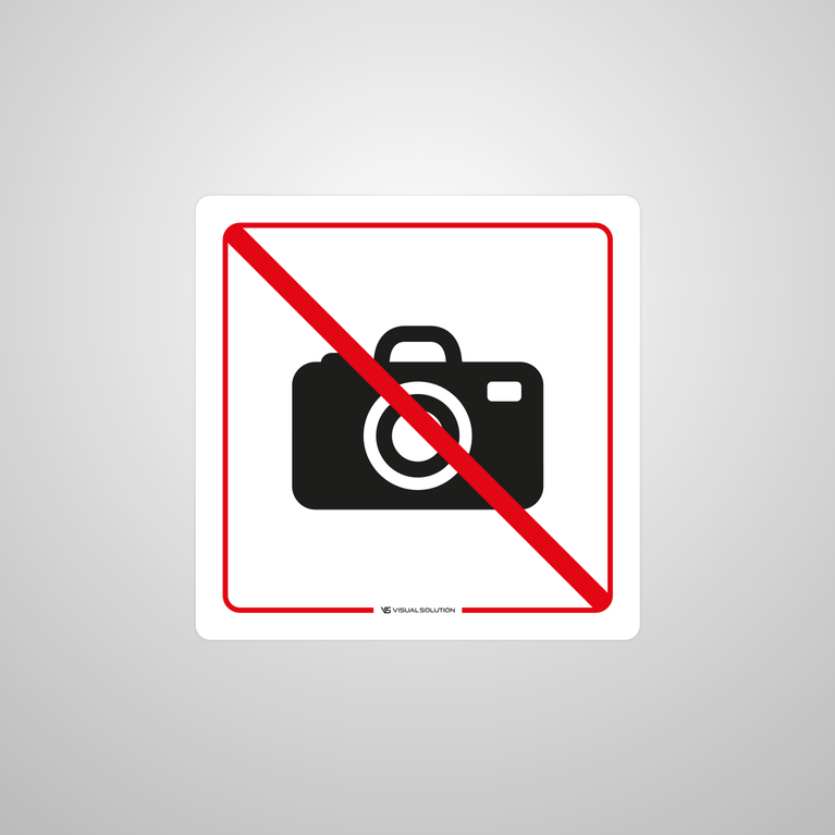 Tabliczka informacyjna: Zakaz Fotografowania