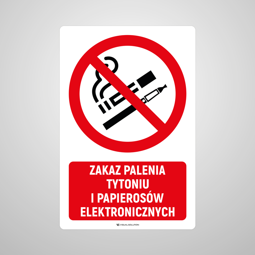 Tabliczka informacyjna: Zakaz Palenia-5szt