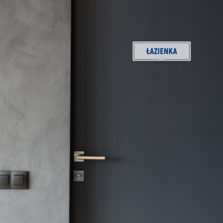 Naklejka na Drzwi: Łazienka