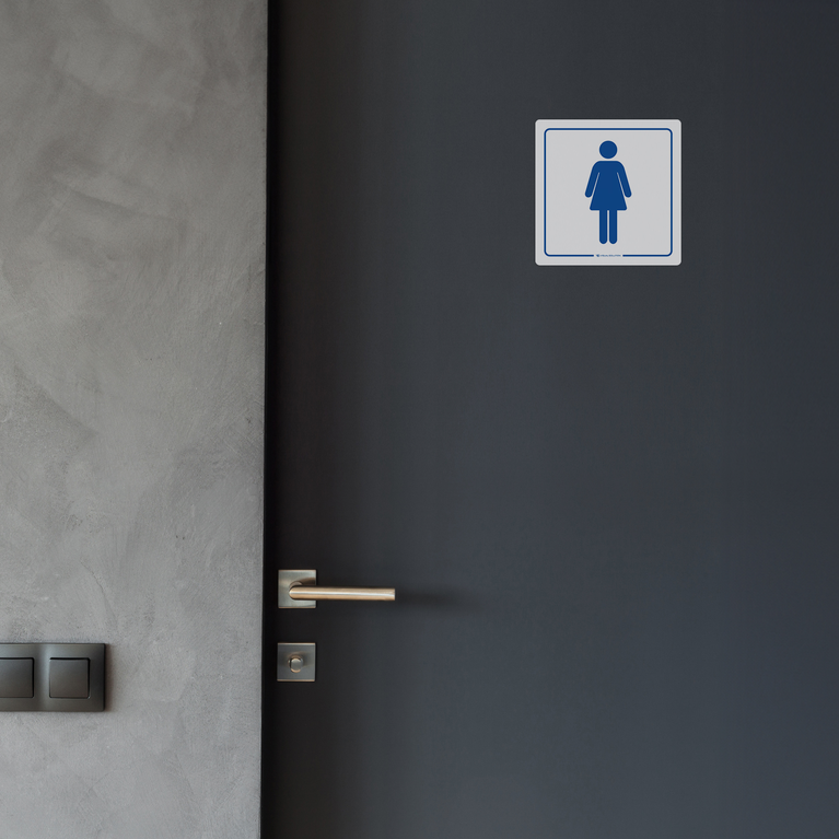 Naklejka na Drzwi: WC Damski – 10szt