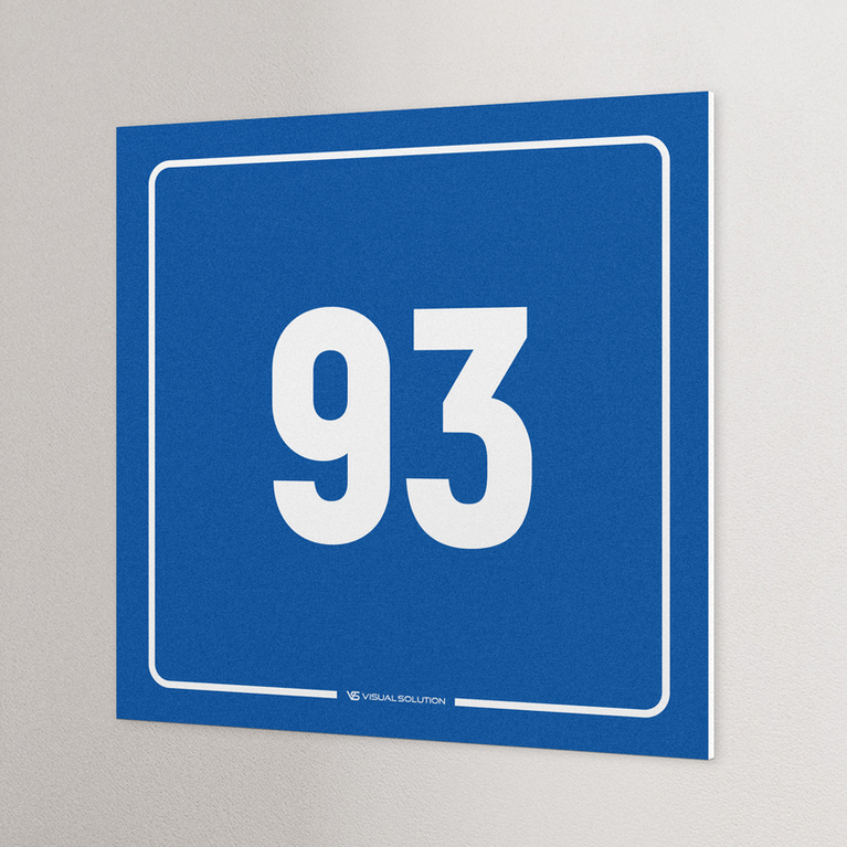tabliczka informacyjna: numer 93